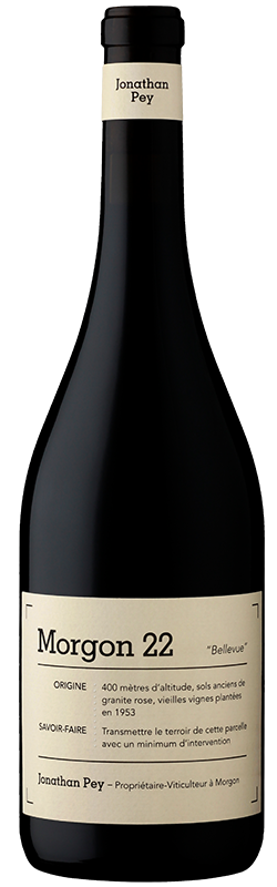 Bouteille de vin Domaine Jonathan Pey Morgon Cru Bellevue Gamay Noir